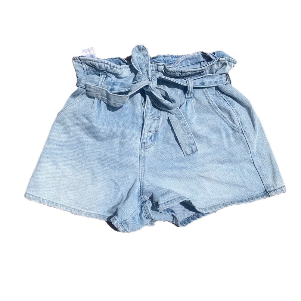 American Eagle Paperbag Tie Shorts